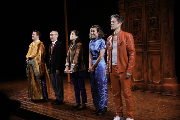 The cast takes their bow during the opening night performance of KING OF YEES at CTG' Photo