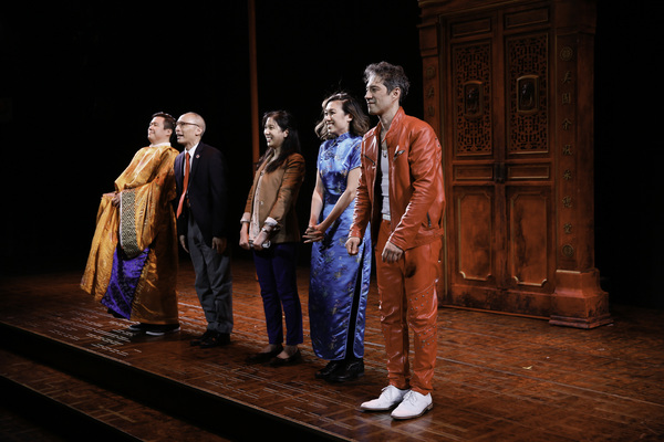 The cast takes their bow during the opening night performance of KING OF YEES at CTG' Photo