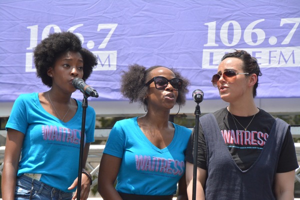 Photo Coverage: The Casts of WAITRESS, CATS, and More at Broadway In Bryant Park Image