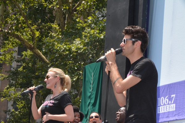 Photo Coverage: The Casts of WAITRESS, CATS, and More at Broadway In Bryant Park Image