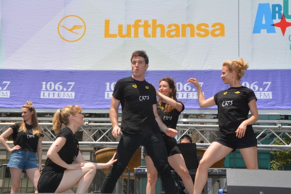 Photo Coverage: The Casts of WAITRESS, CATS, and More at Broadway In Bryant Park  Image