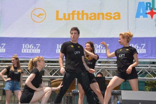 Photo Coverage: The Casts of WAITRESS, CATS, and More at Broadway In Bryant Park Image