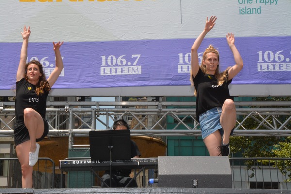 Photo Coverage: The Casts of WAITRESS, CATS, and More at Broadway In Bryant Park Image