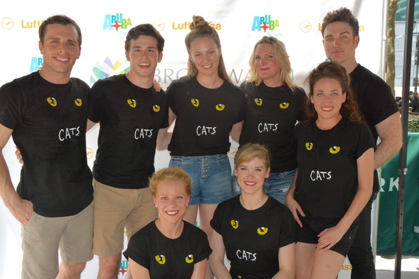 Photo Coverage: The Casts of WAITRESS, CATS, and More at Broadway In Bryant Park Image