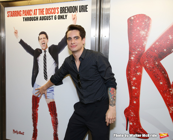 Photo Coverage: Brendon Urie Struts Underground to Unveil New KINKY BOOTS Subway Billboards! Image