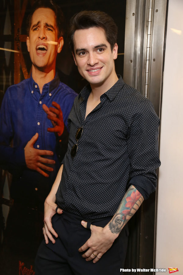 Photo Coverage: Brendon Urie Struts Underground to Unveil New KINKY BOOTS Subway Billboards! Image