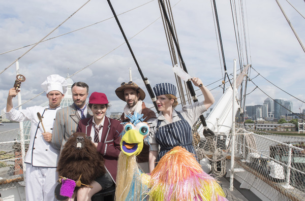 Photo Flash: Cast of THE HUNTING OF THE SNARK Visit Cutty Sark Image
