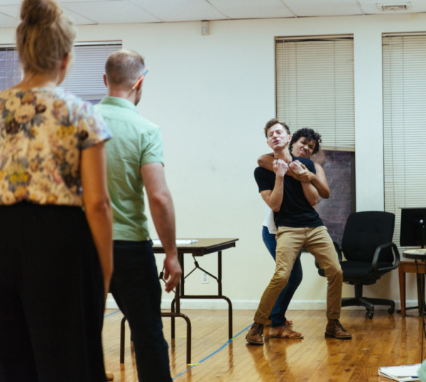 Photo Flash: First Look at Riley Thomas' CONVICTED in Rehearsals 