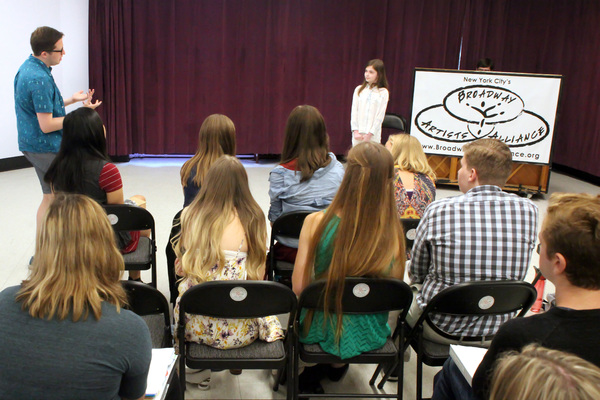 Photo Flash: Will Roland Inspires and Mentors the Students of Broadway Artists Alliance Image