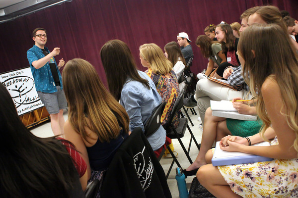 Photo Flash: Will Roland Inspires and Mentors the Students of Broadway Artists Alliance 