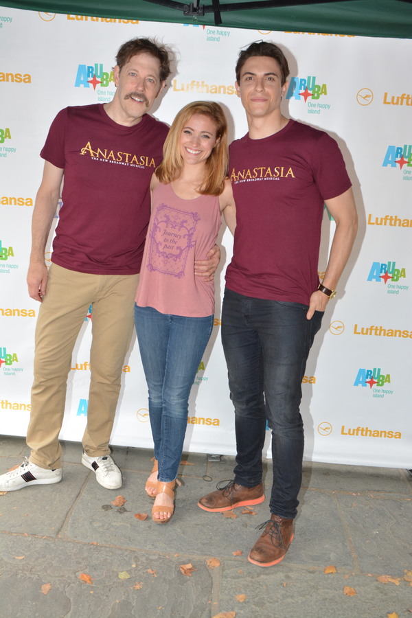 John Bolton, Christy Altomare and Derek Klena Photo