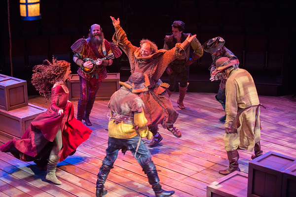 The cast of the Globe-commissioned world premiere of Ken Ludwig's Robin Hood!, runnin Photo