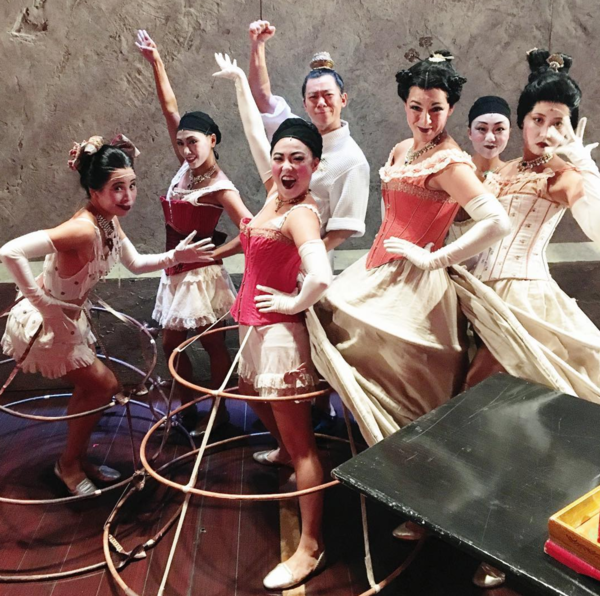 Photo Flash: Hoop, Hoop, Hooray! THE KING AND I Celebrates a Two Show Day, and More Saturday Intermission Pics! Image