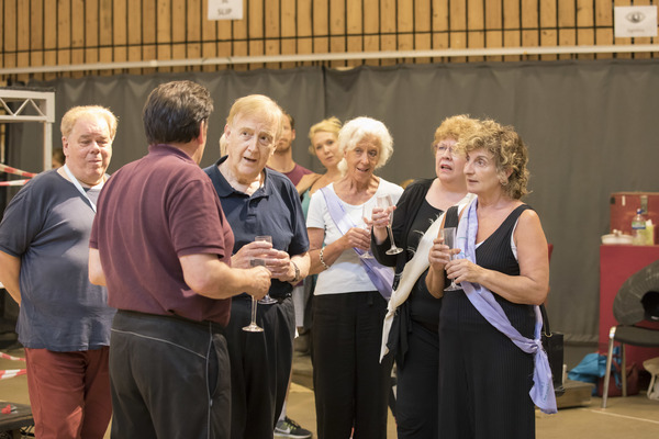 Bruce Graham, Peter Forbes, Billy Boyle, Josephine Barstow, Di Botcher and Norma Atal Photo