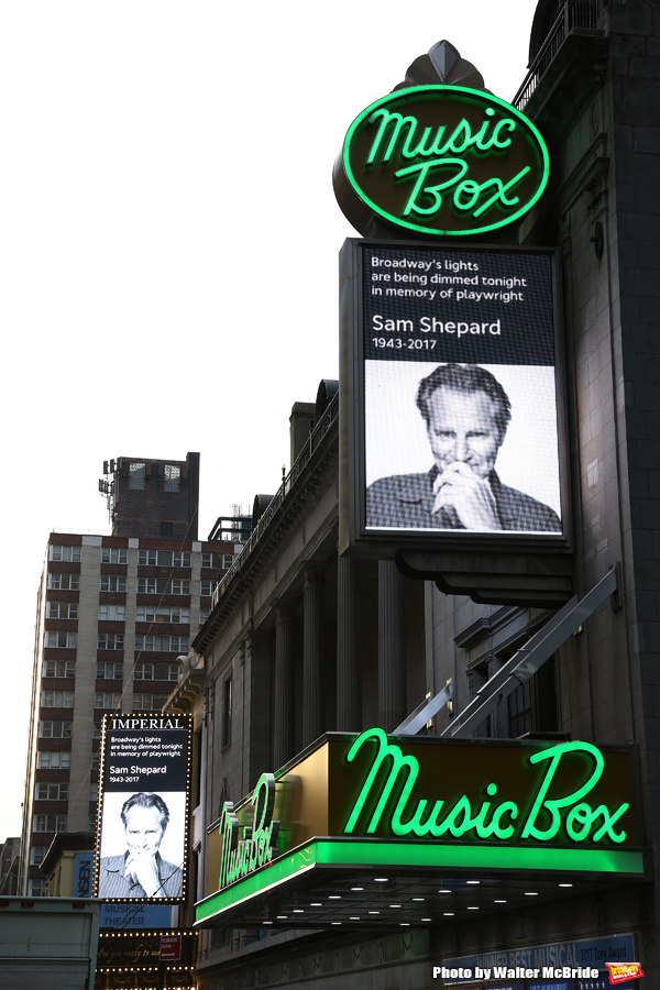 Photo Coverage: Broadway Dims The Lights In Memory Of Sam Shepard Image