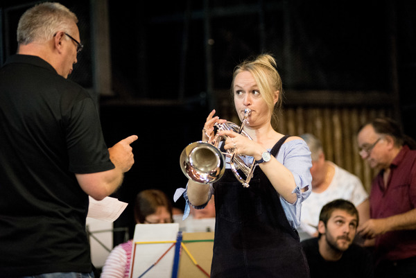 Photo Flash: In Rehearsals for BRASSED OFF at Wolverhampton Grand Theatre 