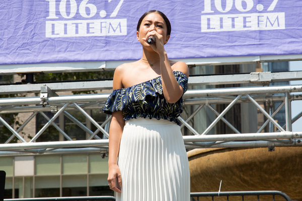Photo Coverage: The Casts of MISS SAIGON, GREAT COMET & More Belt It Out at Bryant Park! Image