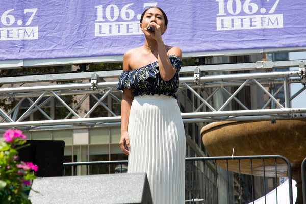 Photo Coverage: The Casts of MISS SAIGON, GREAT COMET & More Belt It Out at Bryant Park! 