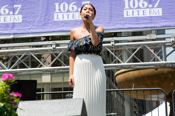 Photo Coverage: The Casts of MISS SAIGON, GREAT COMET & More Belt It Out at Bryant Park!  Image