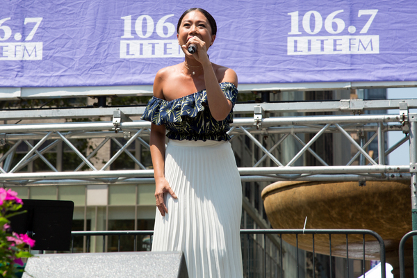 Photo Coverage: The Casts of MISS SAIGON, GREAT COMET & More Belt It Out at Bryant Park! Image