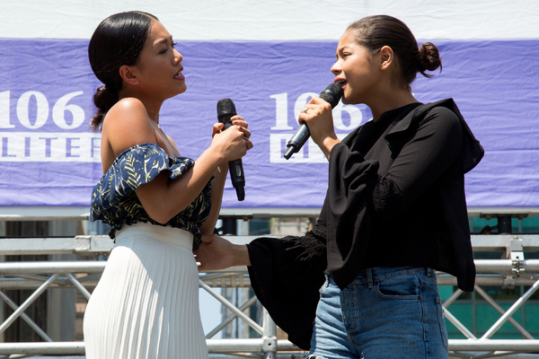 Photo Coverage: The Casts of MISS SAIGON, GREAT COMET & More Belt It Out at Bryant Park! Image