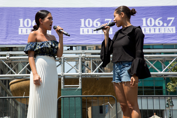 Photo Coverage: The Casts of MISS SAIGON, GREAT COMET & More Belt It Out at Bryant Park! Image