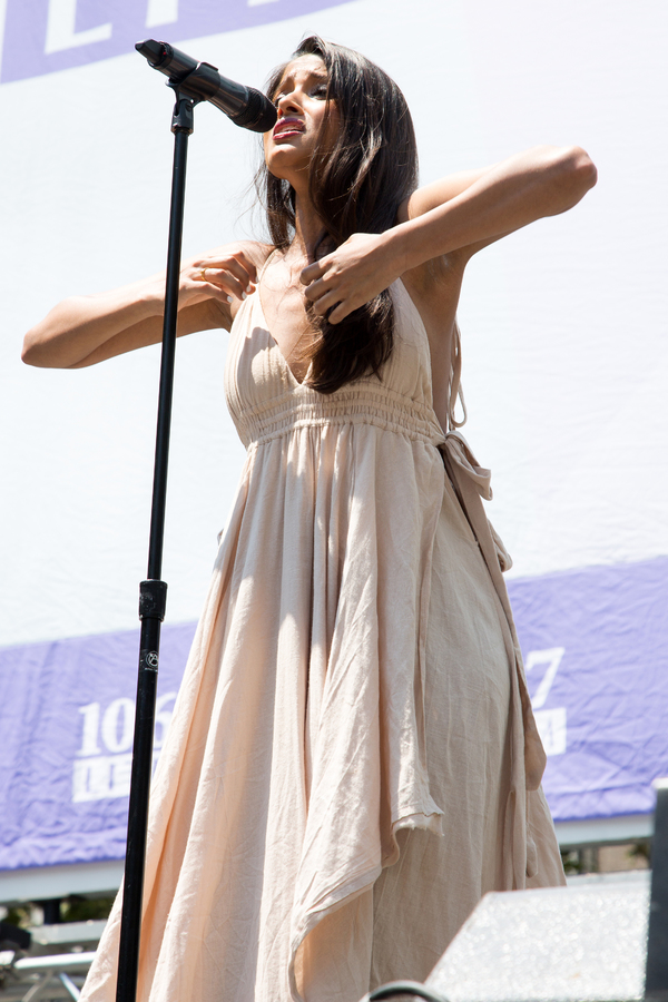 Photo Coverage: The Casts of MISS SAIGON, GREAT COMET & More Belt It Out at Bryant Park! Image