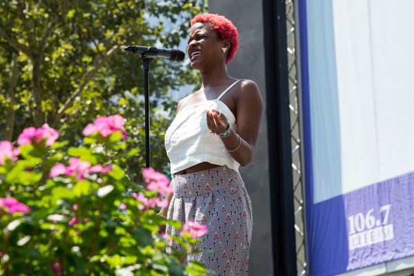 Photo Coverage: The Casts of MISS SAIGON, GREAT COMET & More Belt It Out at Bryant Park!  Image