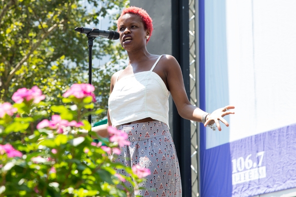 Photo Coverage: The Casts of MISS SAIGON, GREAT COMET & More Belt It Out at Bryant Park! Image