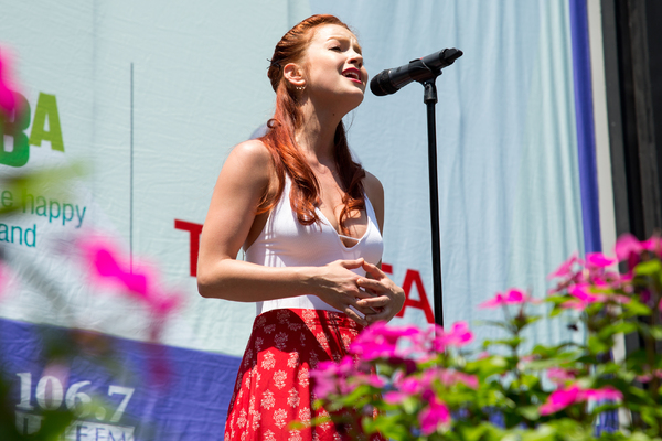 Photo Coverage: The Casts of MISS SAIGON, GREAT COMET & More Belt It Out at Bryant Park! Image