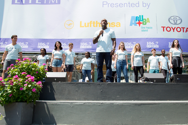 Photo Coverage: The Casts of MISS SAIGON, GREAT COMET & More Belt It Out at Bryant Park! Image