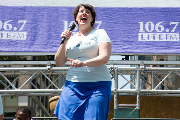 Photo Coverage: The Casts of MISS SAIGON, GREAT COMET & More Belt It Out at Bryant Park! Image