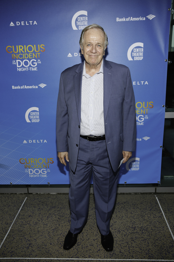 Actor Sam Anderson arrives for the opening night performance of "The Curious Incident Photo