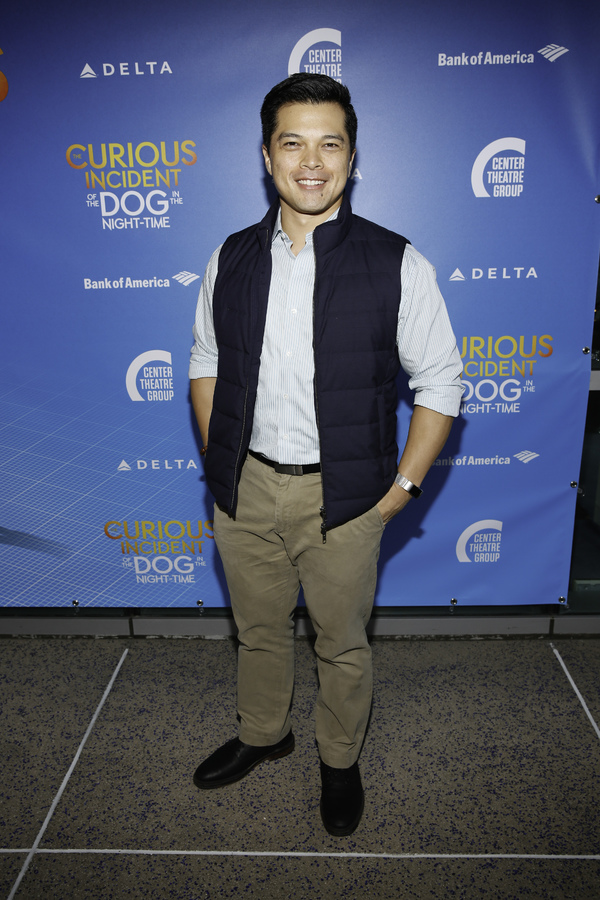 Actor Vincent Rodriguez III arrives for the opening night performance of 