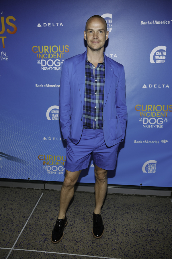 Actor Peter Paige arrives for the opening night performance of 'The Curious Incident of the Dog in the Night-Time' at Center Theatre Group/Ahmanson Theatre on Thursday, August 3, 2017, in Los Angeles, California. (Photo by Ryan Miller/Capture Imaging) at 