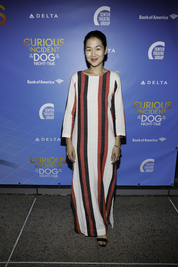 Actor Jackie Chung arrives for the opening night performance of "The Curious Incident Photo