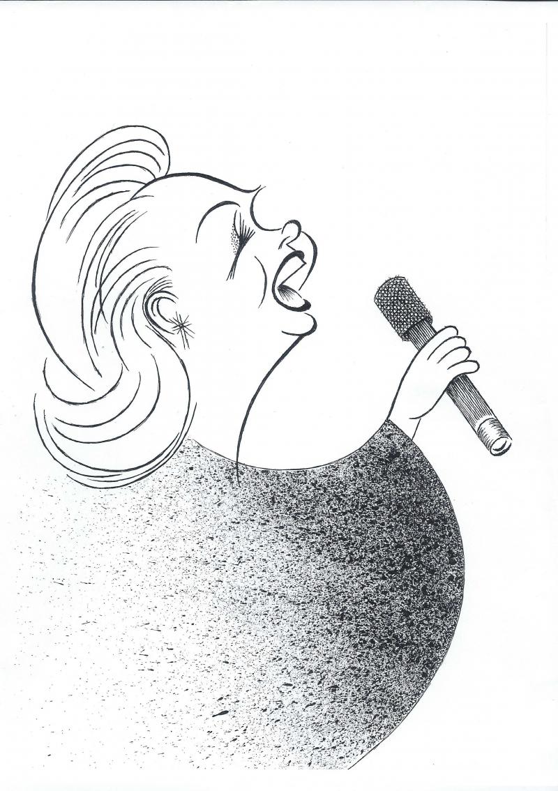 BWW Exclusive: Ken Fallin Draws the Stage - The Late Barbara Cook Image
