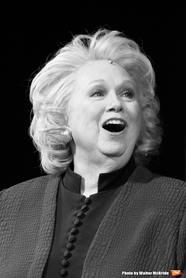 Barbara Cook taking a bow during the Broadway Opening Night Curtain Call for SONDHEIM Photo