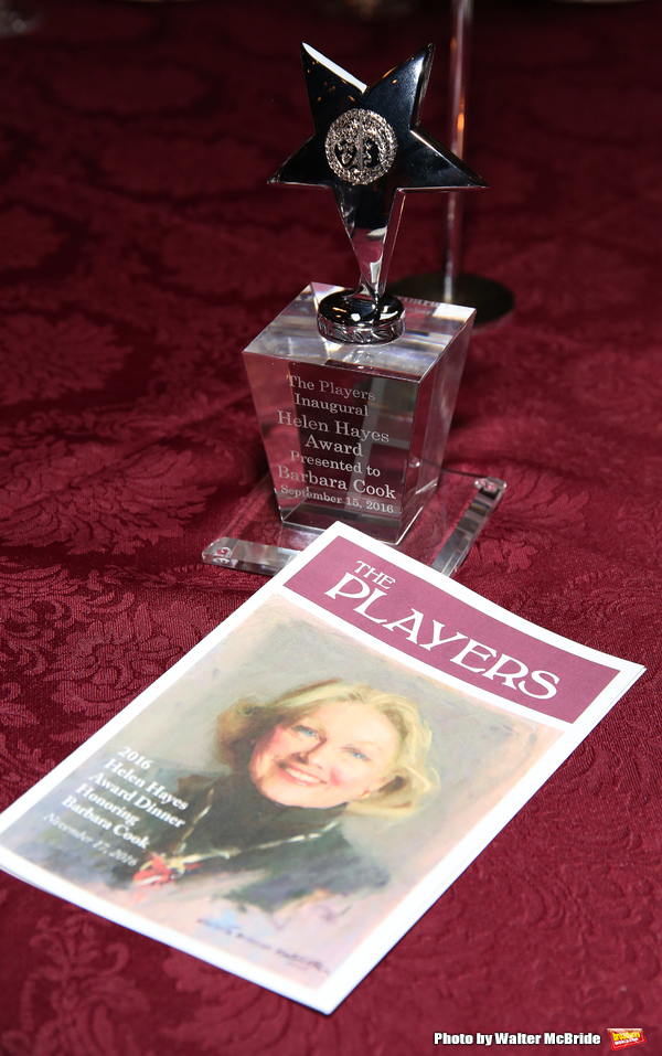 The 2016 Helen Hayes Award Dinner honoring Barbara Cook at The Players Club on Novemb Photo