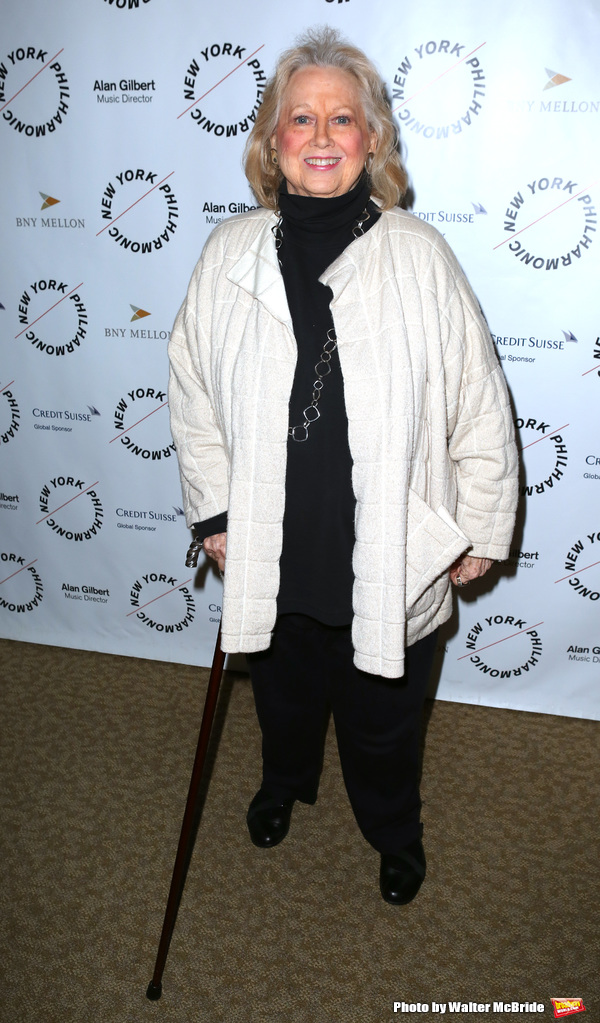 Barbara Cook attends the Opening Night Gala Party for the New York Philharmonic stage Photo