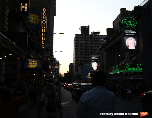 Photo Coverage: Broadway Dims The Lights In Memory of the Late Barbara Cook Image