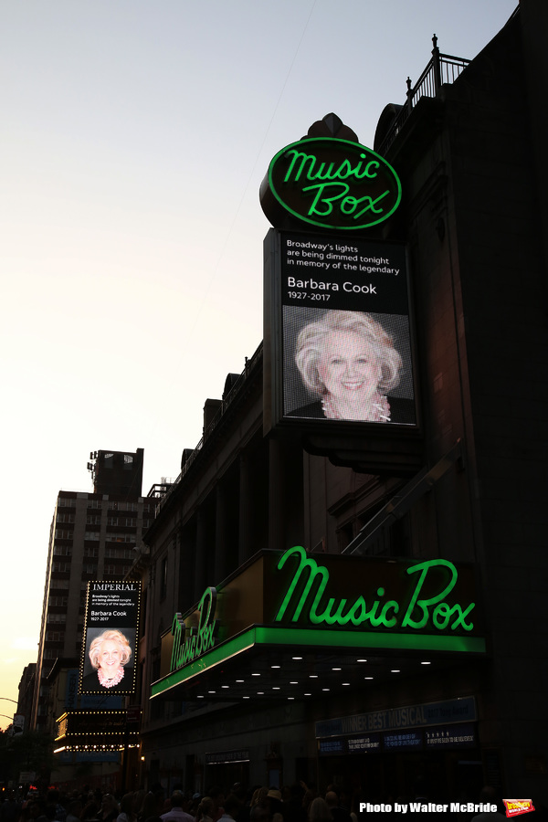 Photo Coverage: Broadway Dims The Lights In Memory of the Late Barbara Cook Image