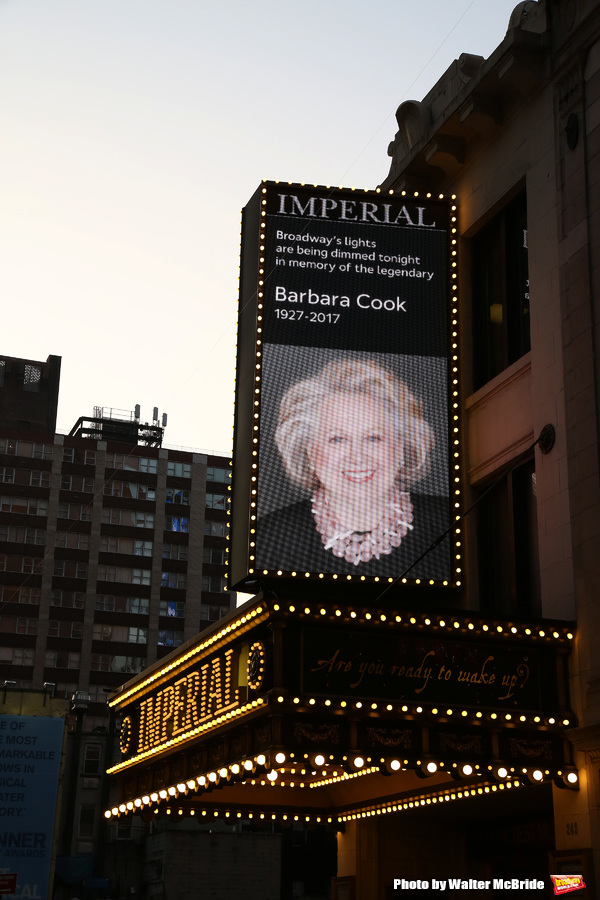 Broadway Dims The Lights In Memory of Barbara Cook  Photo