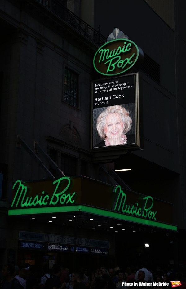 Photo Coverage: Broadway Dims The Lights In Memory of the Late Barbara Cook Image