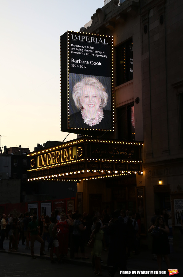Photo Coverage: Broadway Dims The Lights In Memory of the Late Barbara Cook Image