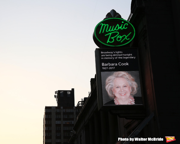 Photo Coverage: Broadway Dims The Lights In Memory of the Late Barbara Cook Image