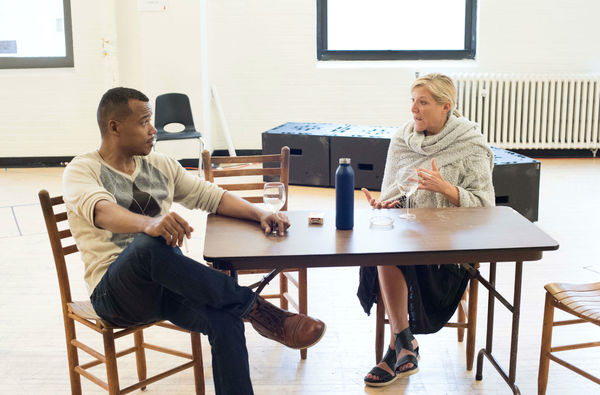 Photo Flash: In Rehearsal for ON THE SHORE OF THE WIDE WORLD at Atlantic Theater Company Image