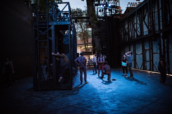 BWW Photo Exclusive: Watch What Happens... Backstage with NEWSIES at The Muny! Image