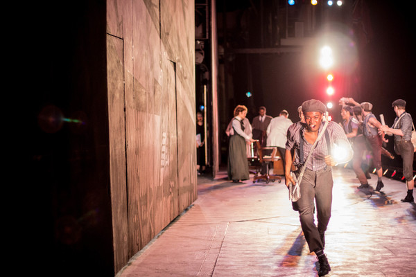 BWW Photo Exclusive: Watch What Happens... Backstage with NEWSIES at The Muny! Image