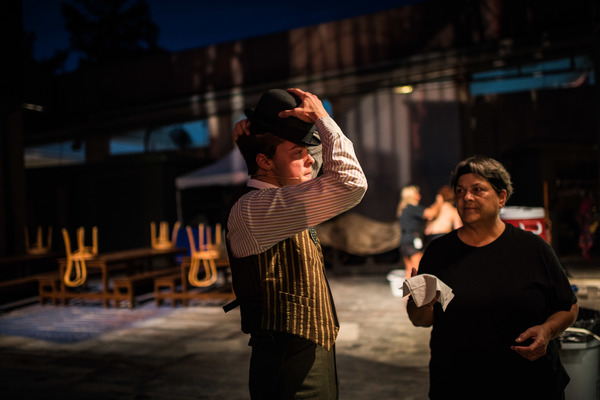 BWW Photo Exclusive: Watch What Happens... Backstage with NEWSIES at The Muny! Image
